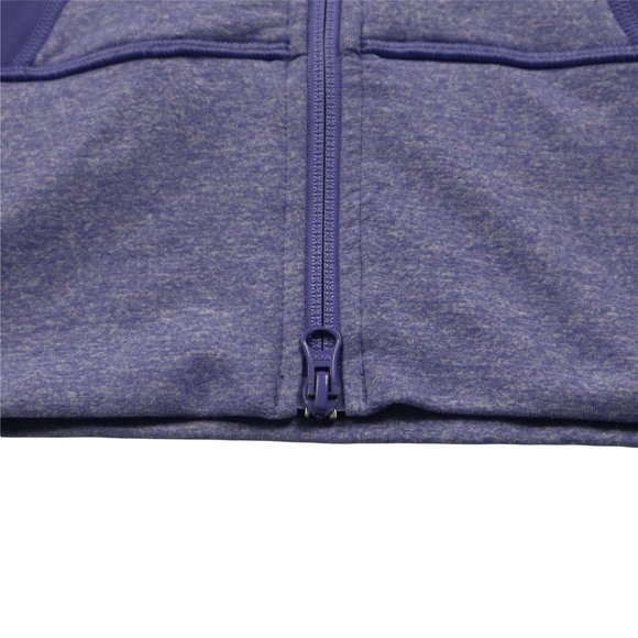 LULULEMON Women Purple Hoodie Full Zip Jacket Sz 4 - Picture 10 of 14
